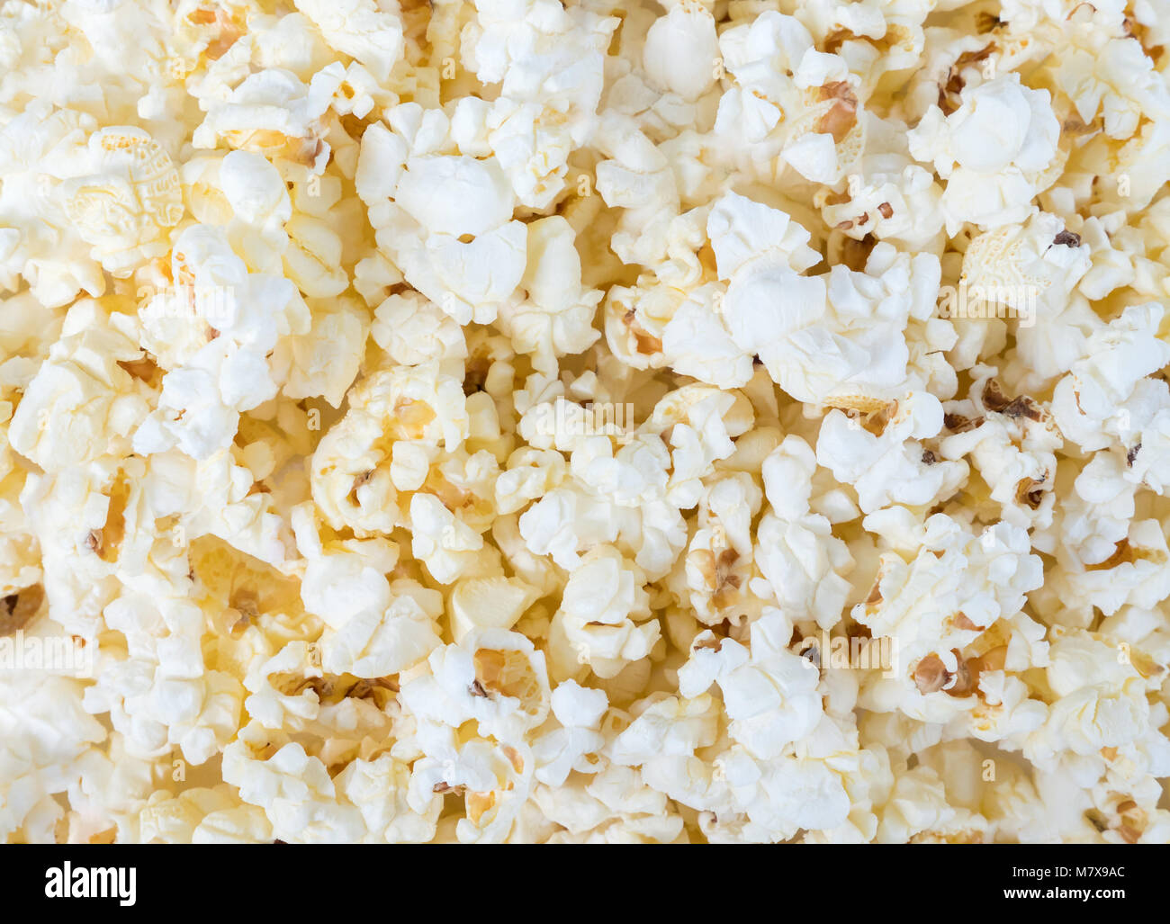 Fresh salted popcorn from the snack bar for ready to enjoy with the