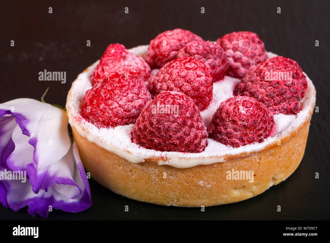 Tasty Raspberry Raspberry tasty cake Stock Photo - Alamy