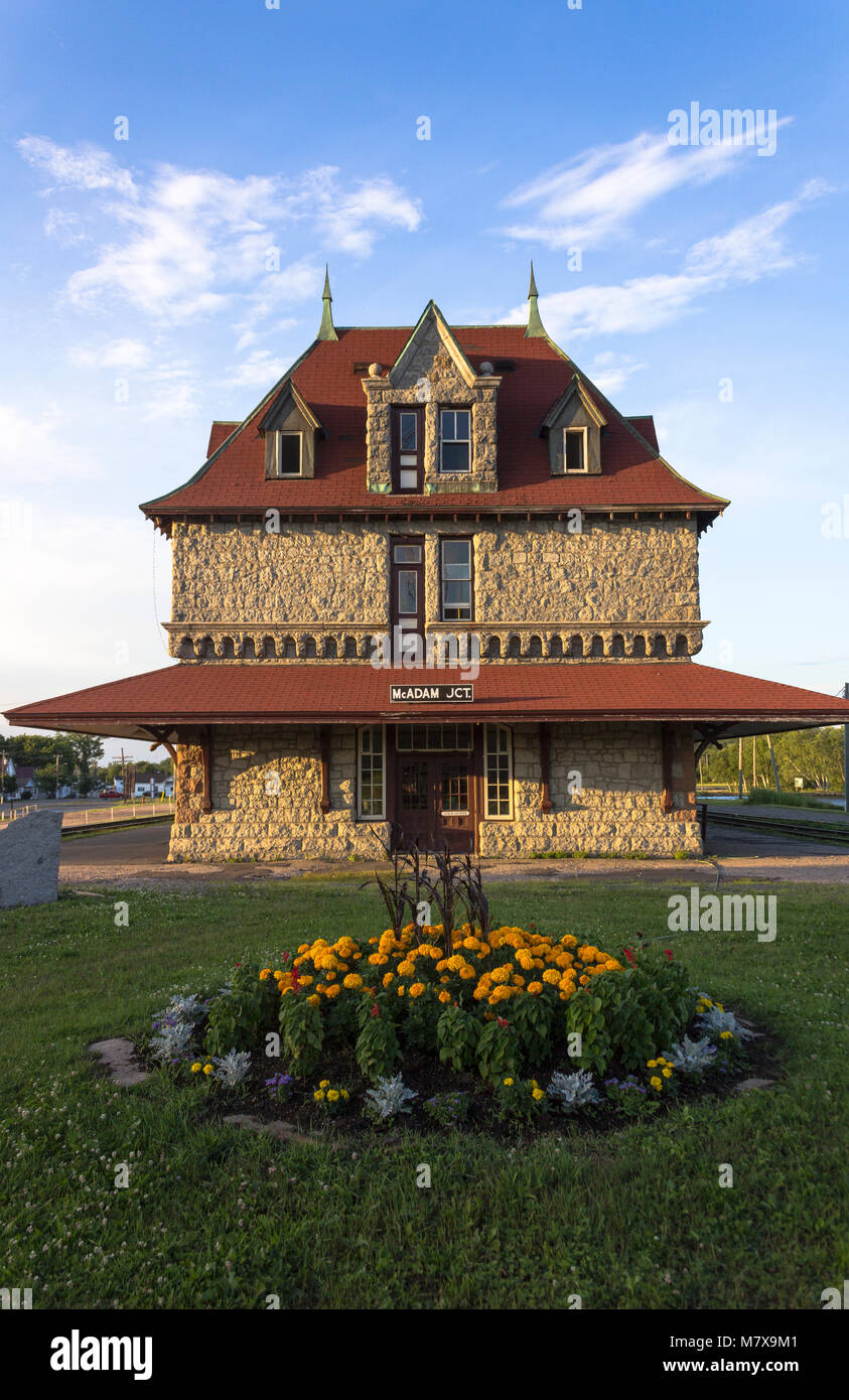 Train lovers' beloved McAdam Train station, McAdam, New Brunswick