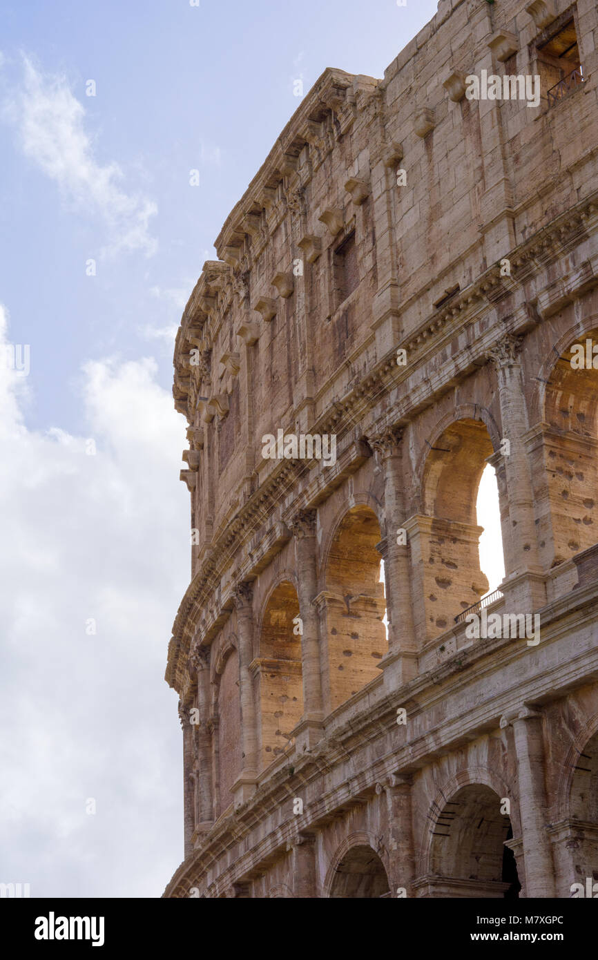 Coliseum in Rome, Italy. One of the most popular travel destination Stock Photo