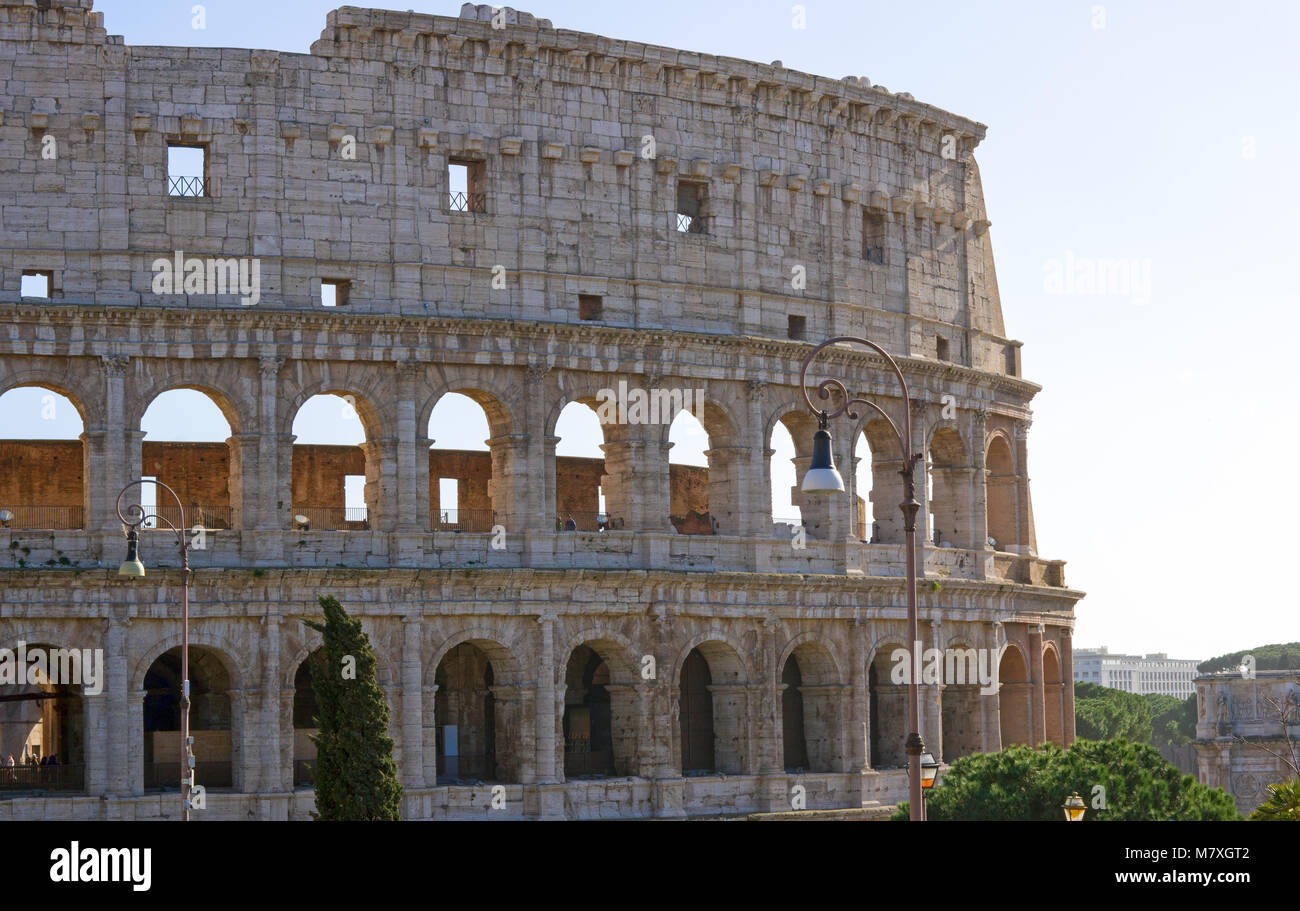 Coliseum in Rome, Italy. One of the most popular travel destination Stock Photo