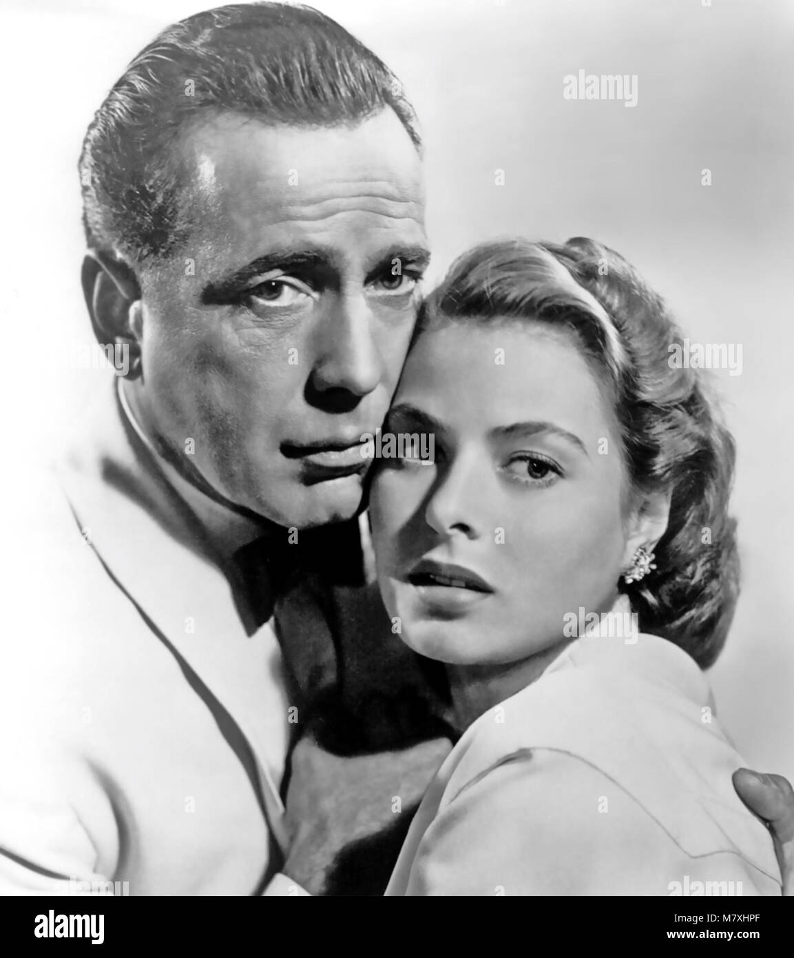 CASABLANCA 1942 Warner Bros film with Ingrid Bergman and Humphrey Bogart Stock Photo