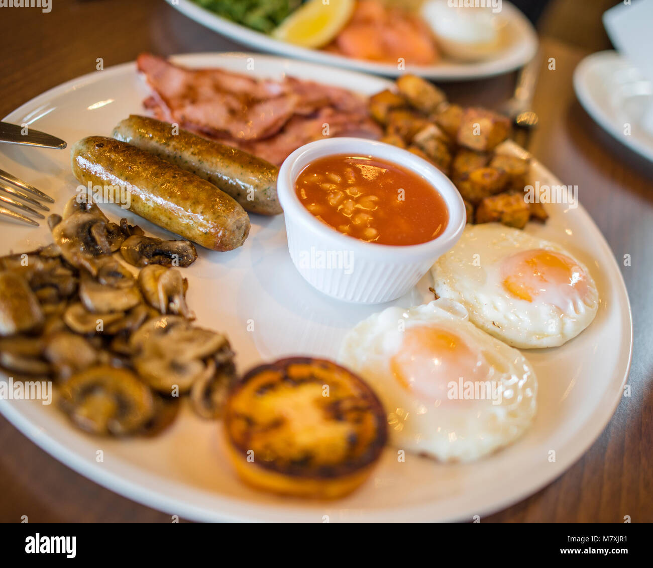 Breakfast, Brunch and Lunch Stock Photo - Alamy