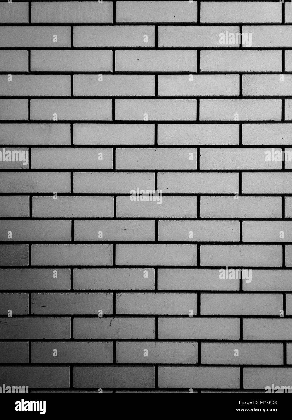 wall of white bricks background Stock Photo - Alamy