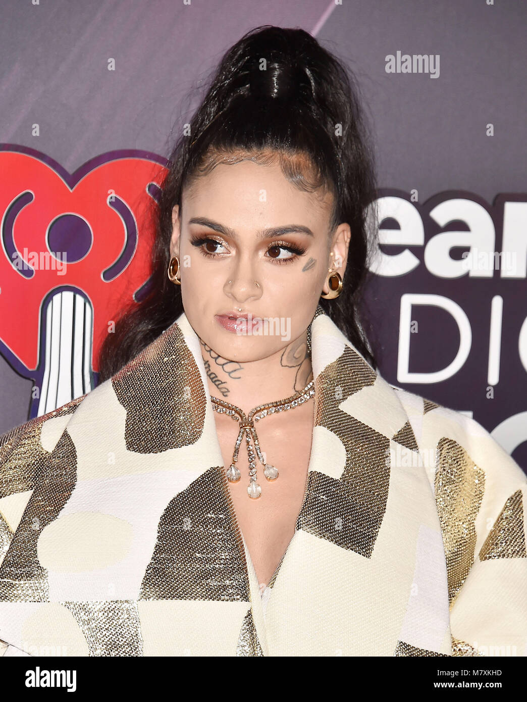 KEHLANI American singerI attends the 2018 iHeartRadio Music Awards at