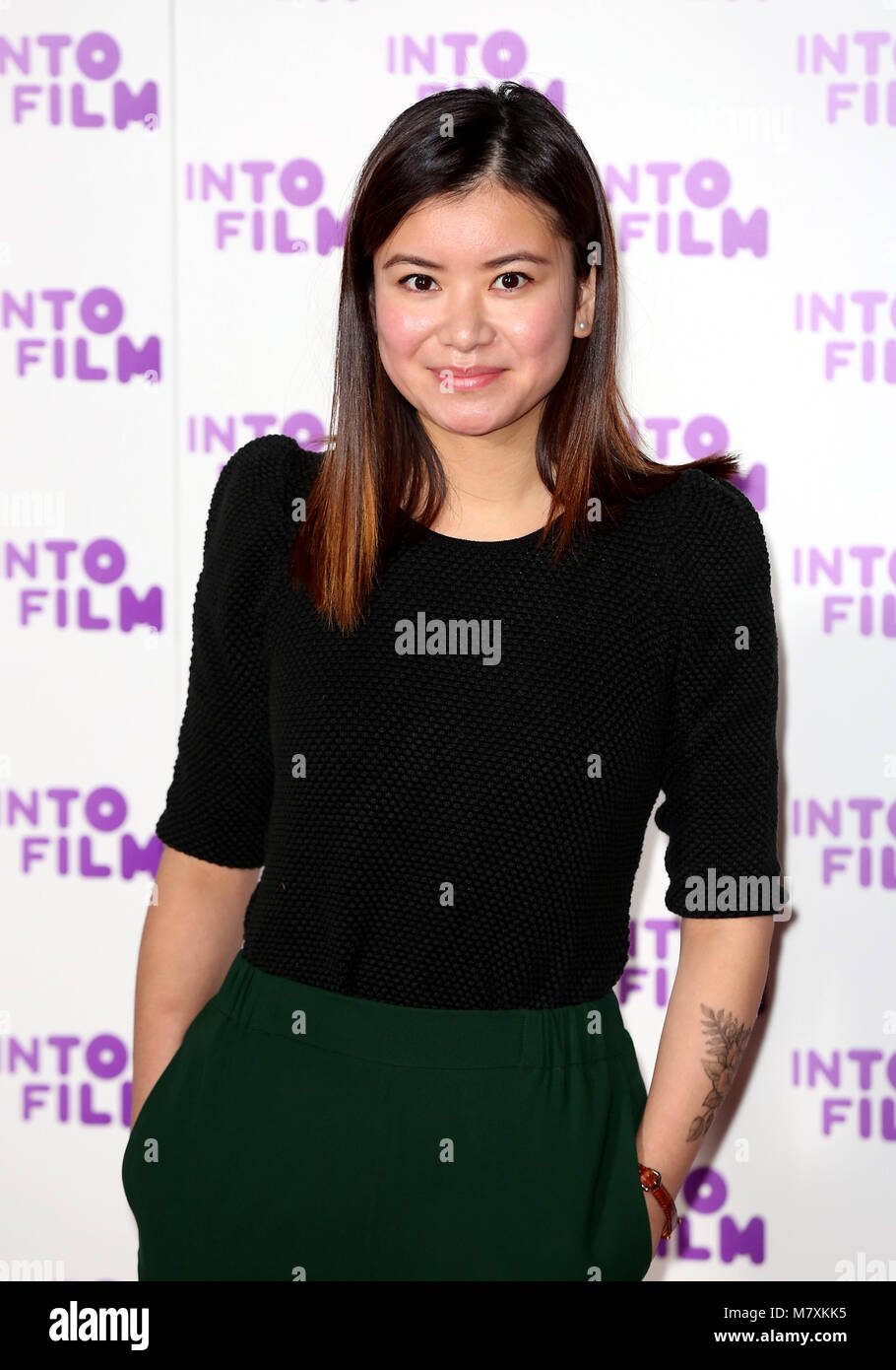 Katie Leung attending the Into Film Awards 2018 held at the BFI Southbank, London. Stock Photo