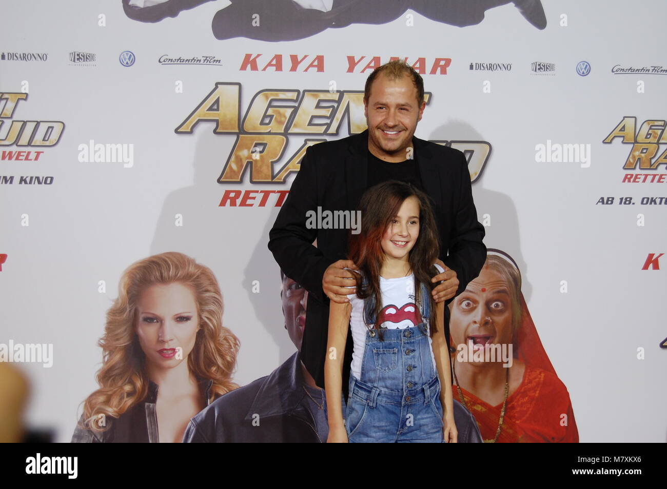 Willi Herren and his daughter Alessia Herren attend the 'Agent Ranjid' Germany Premiere on October 17, 2012 in Cologne, Germany. Stock Photo