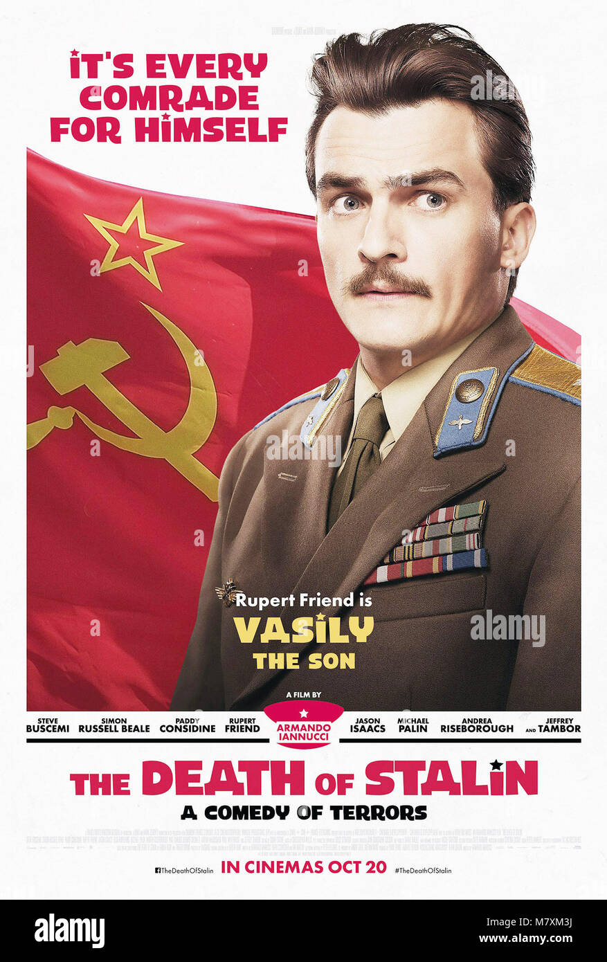 THE DEATH OF STALIN British Character Poster Rupert Friend As Vasily 