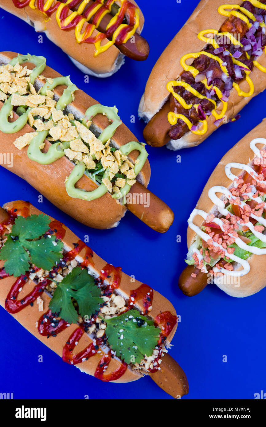 Street food organic vegan tofu hot dog Stock Photo Alamy