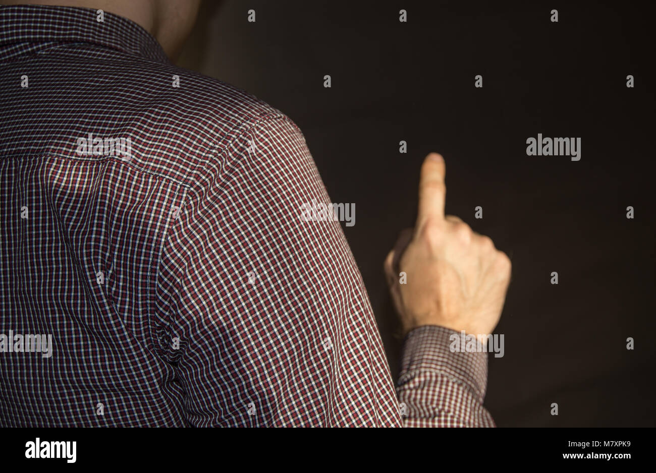 Hand Raised Index Finger High Resolution Stock Photography and Images ...