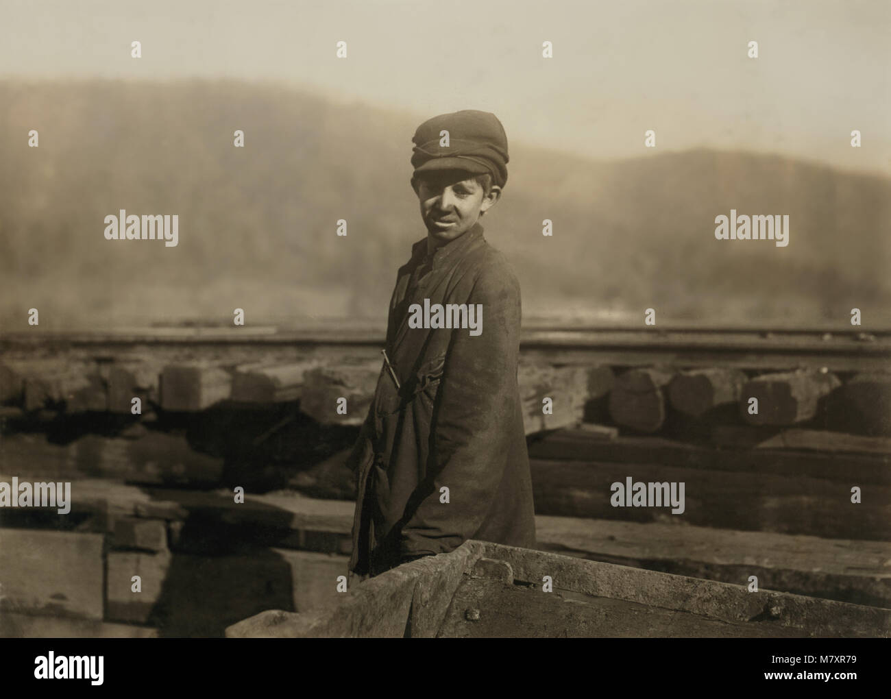 Harley Bruce, Young Coupling Boy at Tippling of Indian Mountain Mine