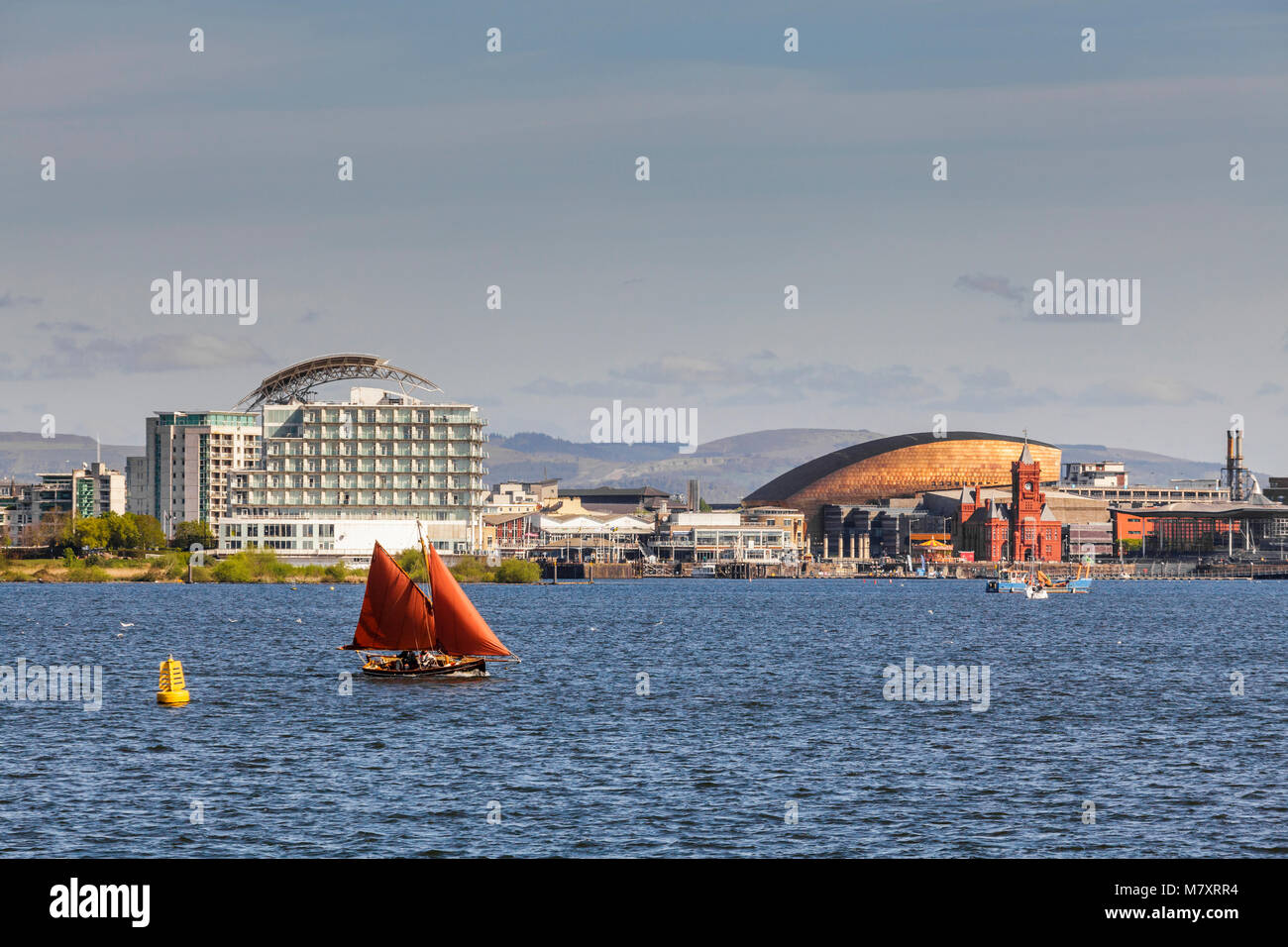 Cardiff Bay south Wales Stock Photo