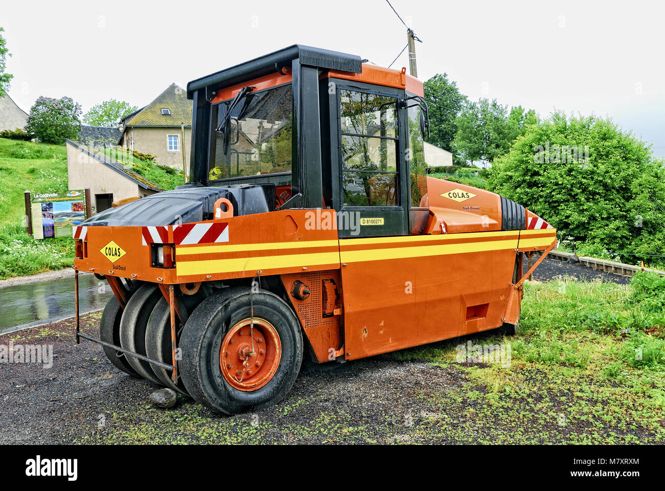 A Road Maintenance Machine Stock Photo Alamy