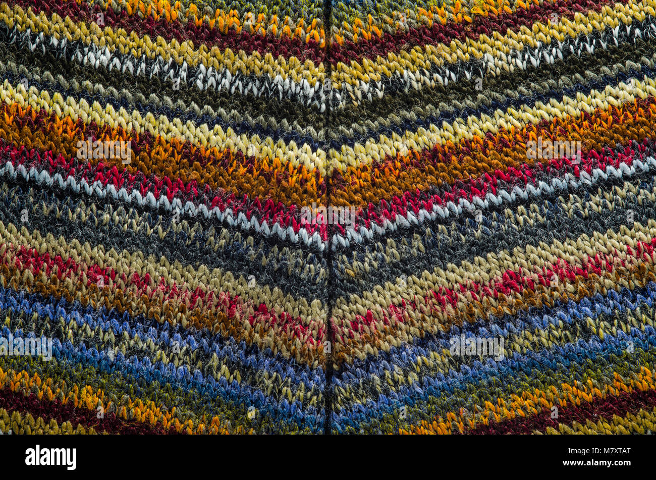 Colorful Knit Fabric Texture. Blank Background of Knitted Sweater Cloth ...