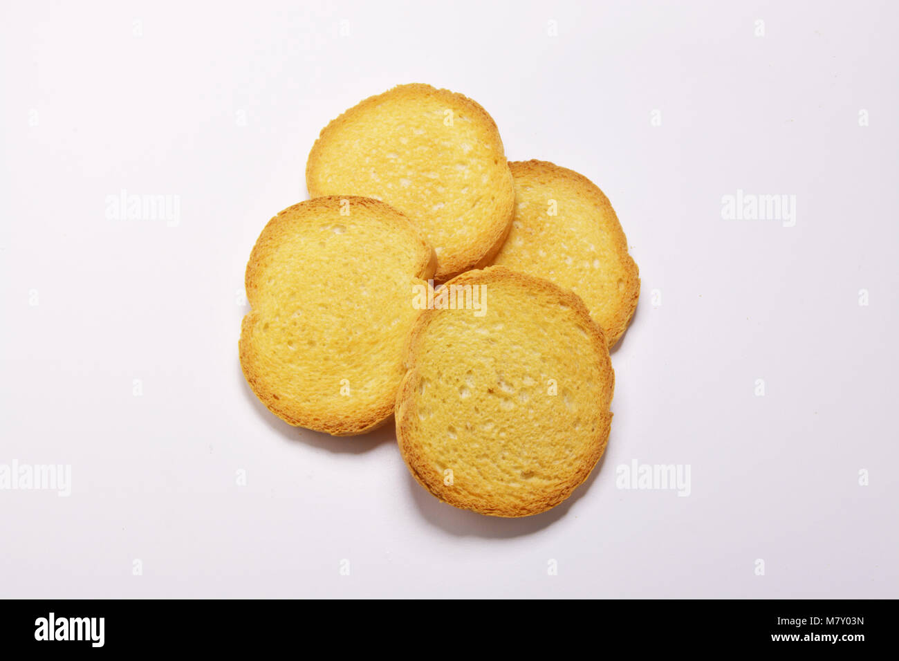 Toasted sliced white bread healthy meal ,breakfast Stock Photo Alamy