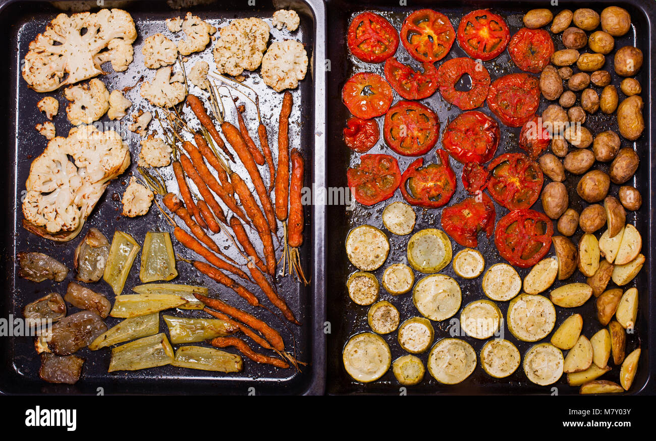 The delicious vegetables for roasting Stock Photo - Alamy