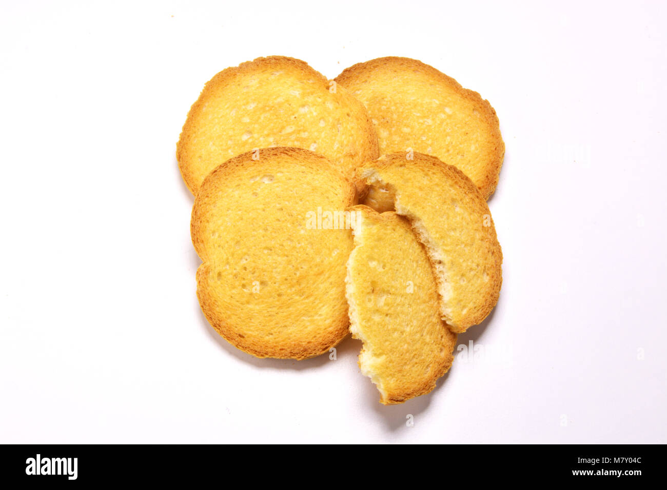 Toasted sliced white bread healthy meal ,breakfast Stock Photo Alamy