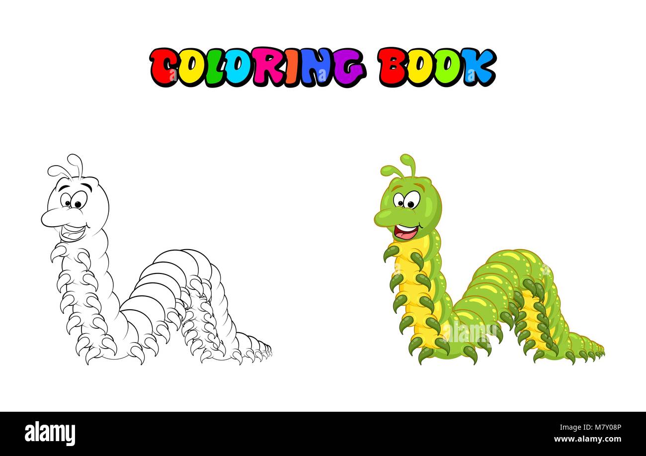 millipede coloring pages