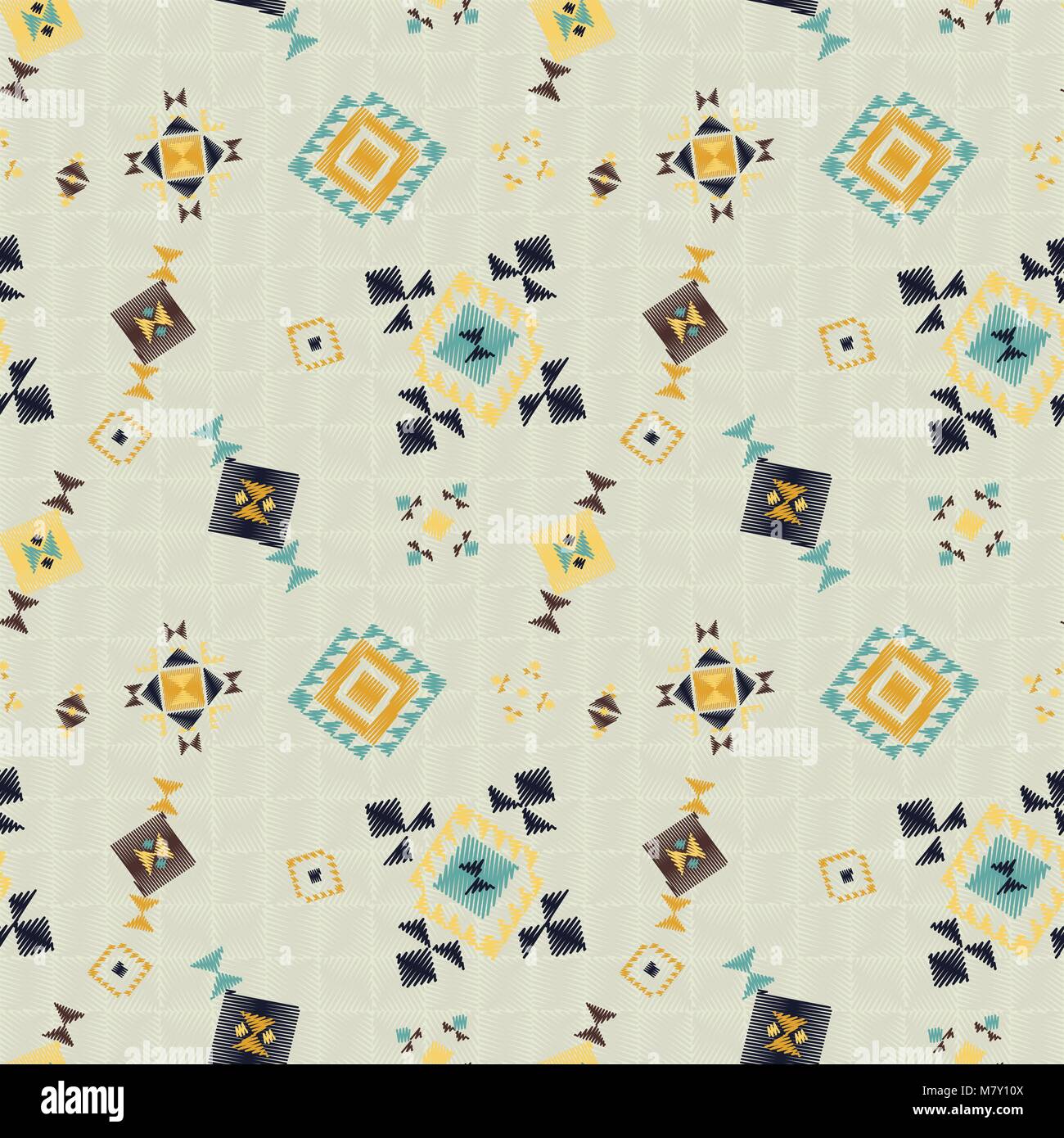 Geometric ethnic seamless pattern Stock Vector Image & Art - Alamy