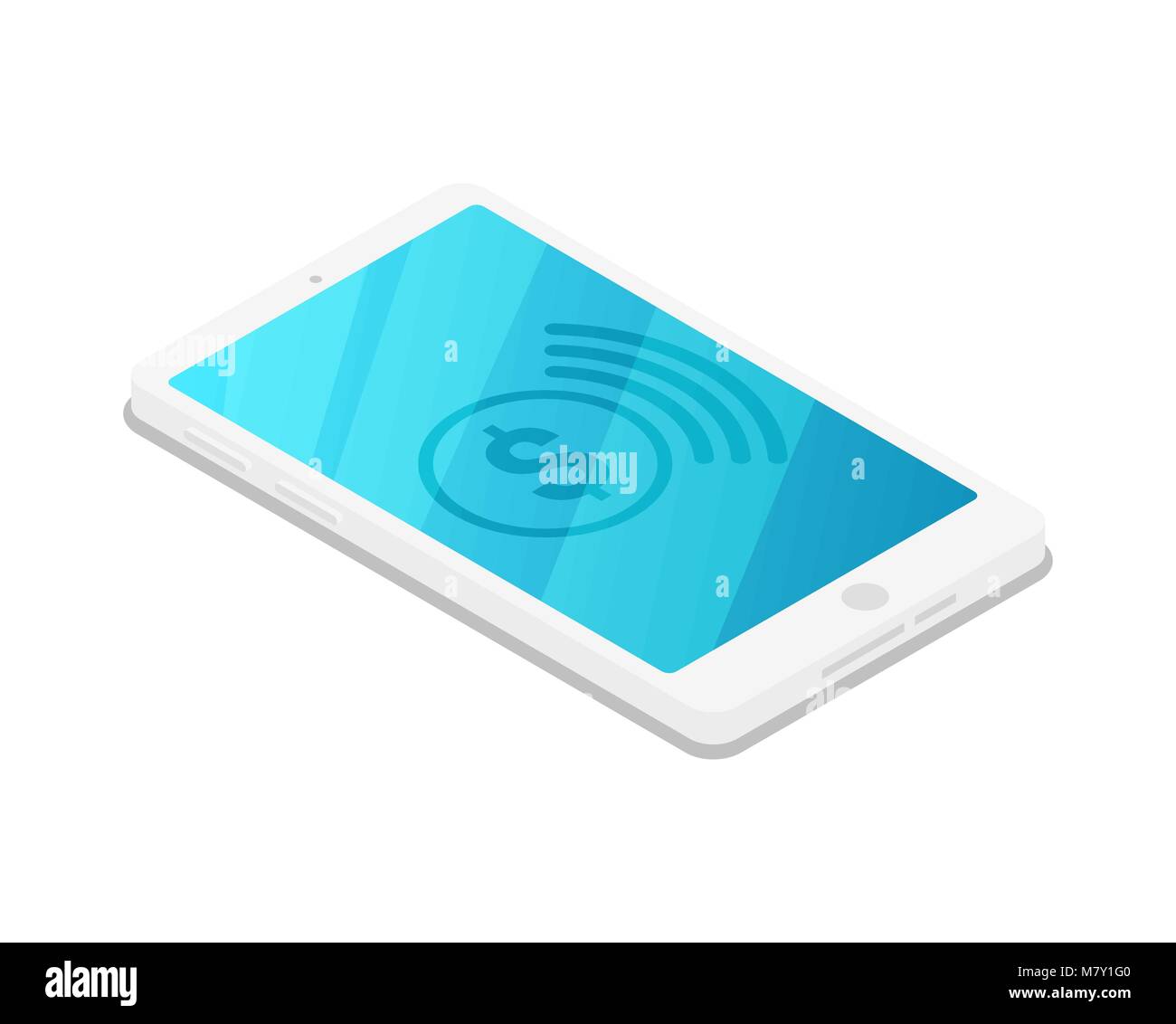 Smartphone device isometric 3D icon Stock Vector Image & Art - Alamy