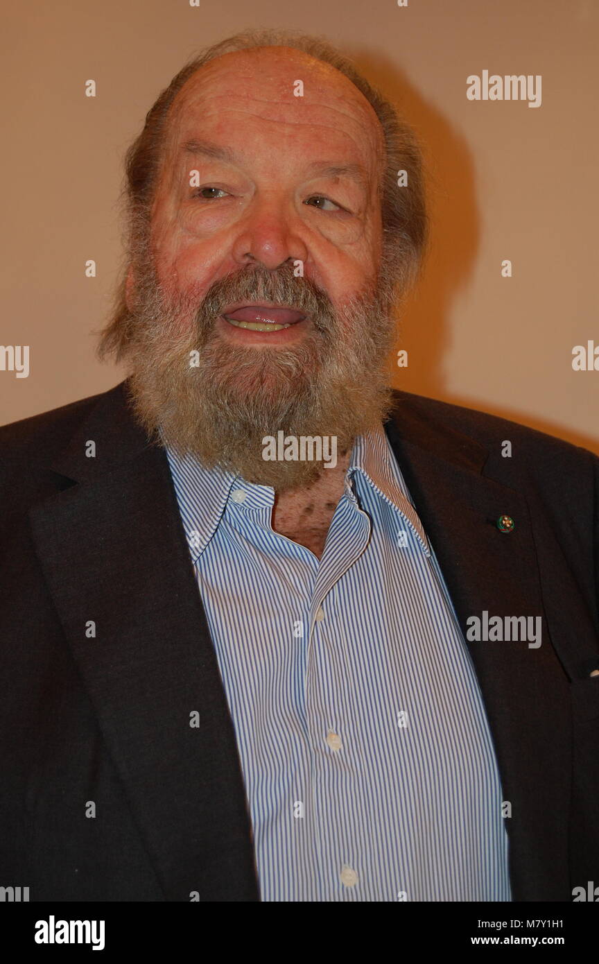 Pressekonferenz mit BUD SPENCER 14.04.2011 in Berlin Stock Photo