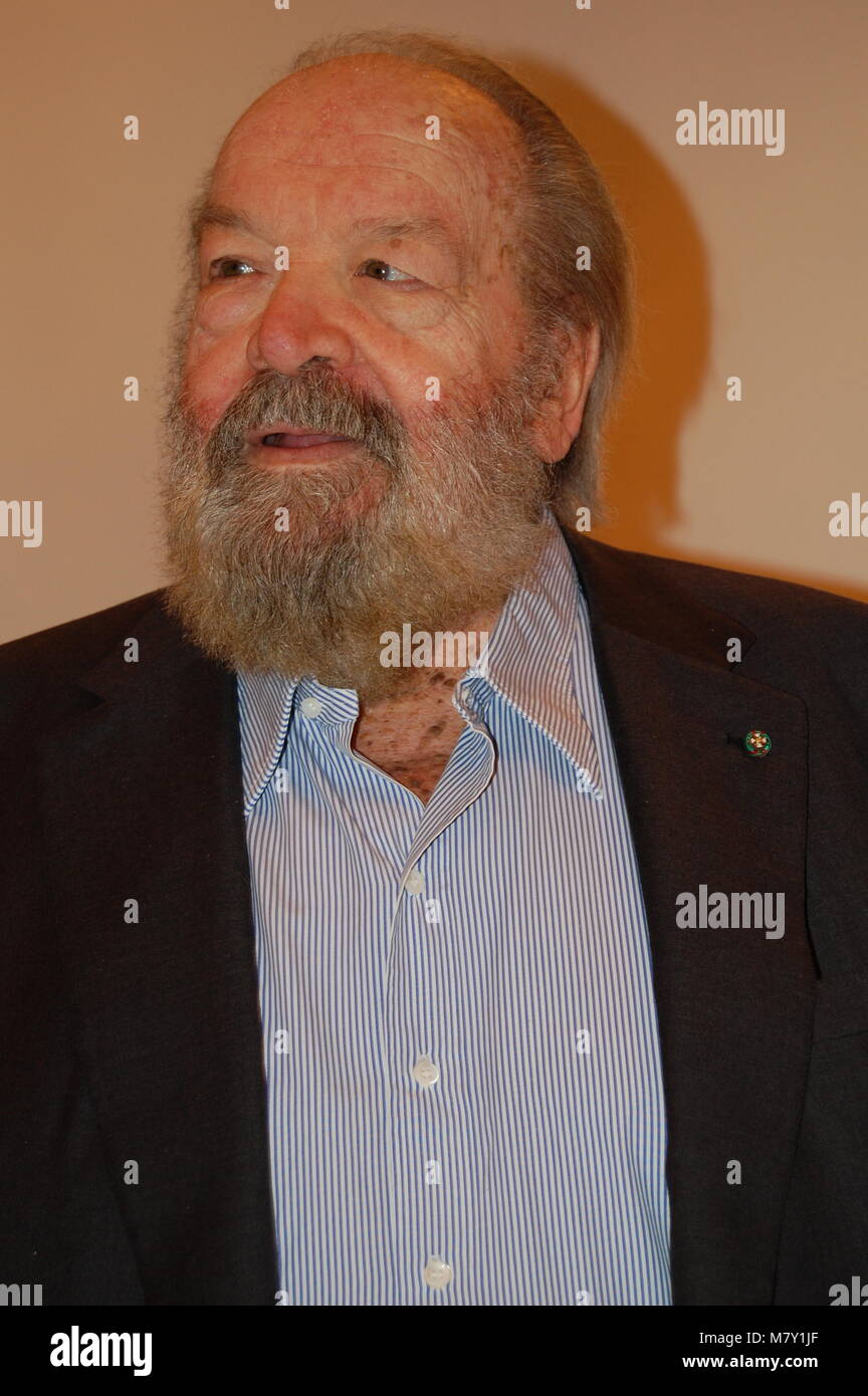 Pressekonferenz mit BUD SPENCER 14.04.2011 in Berlin Stock Photo