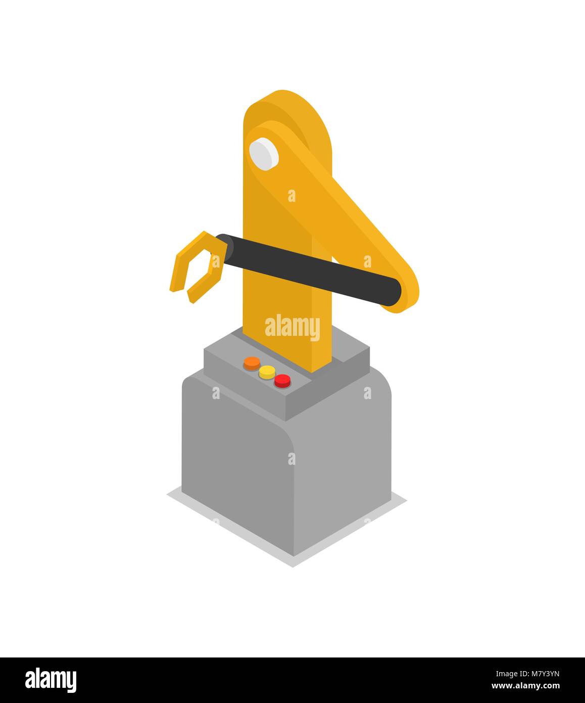 Robotic arm isometric 3D icon Stock Vector Image & Art - Alamy