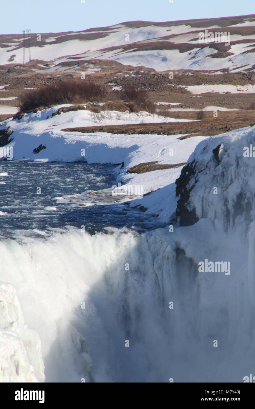 The magnificent waterfall Stock Photo - Alamy