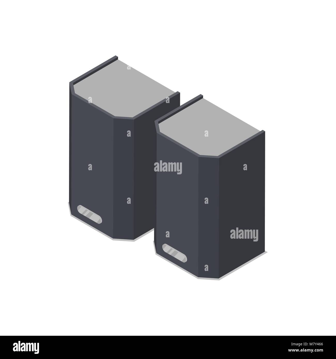 Computer speakers isometric 3D icon Stock Vector Image & Art - Alamy