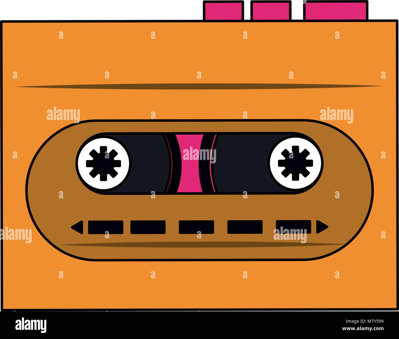 Music cassette symbol vector illustration graphic design Stock Vector ...