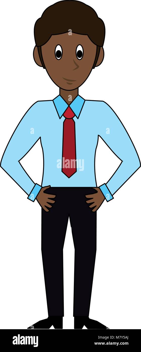 Businessman with suit cartoon vector illustration graphic design Stock ...