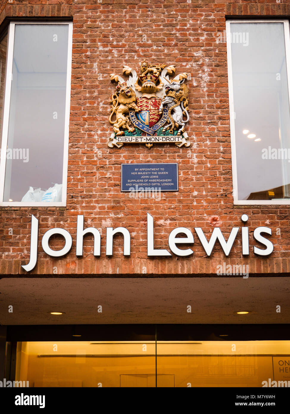 John Lewis Department Store, Reading, Berkshire, England Stock Photo