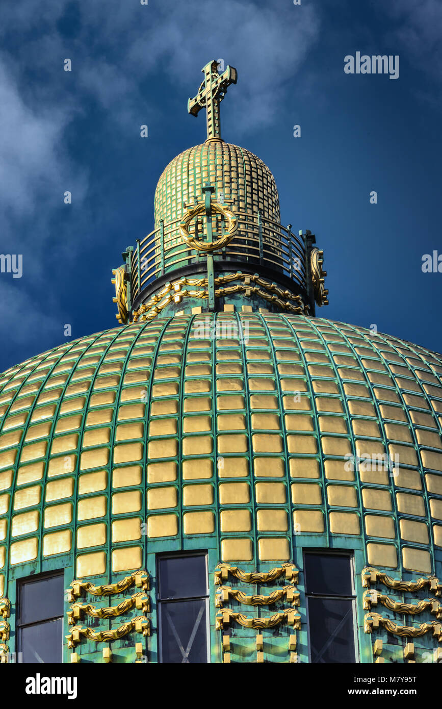 Otto Wagner Kirche am Steinhof in Wien Stock Photo