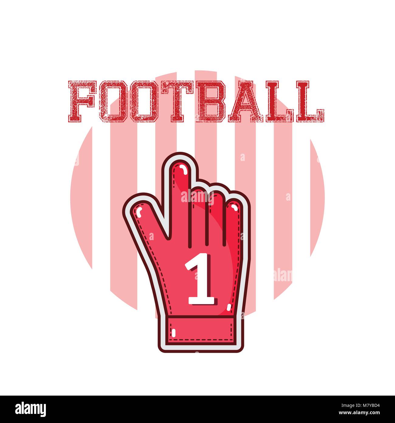 American football red design Stock Vector Image & Art - Alamy