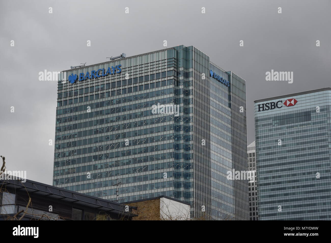 Barclays Bank Head Office Canary Wharf London United Kingdom Stock Photo Alamy