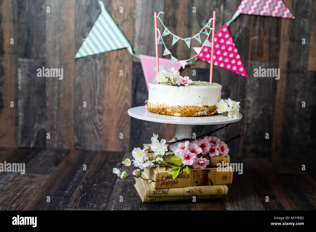 cake smash Stock Photo