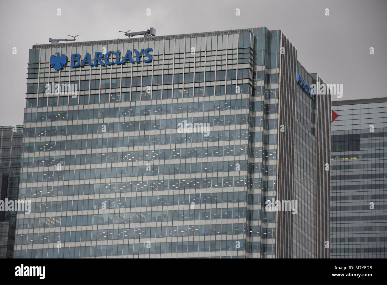 Barclays Bank Head Office Canary Wharf London United Kingdom Stock Photo Alamy