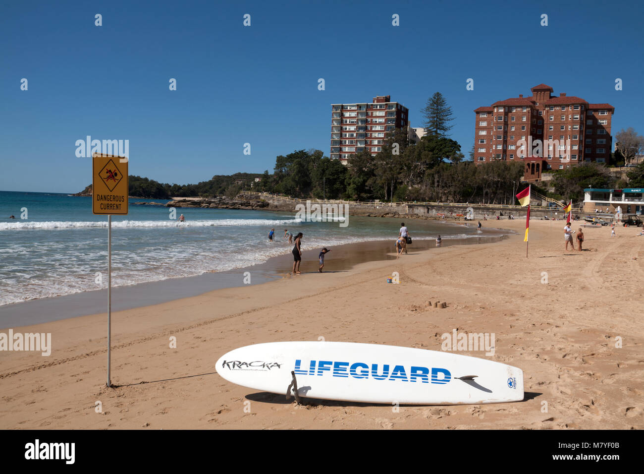 pacific ocean manly beach manly sydney new south wales australia Stock Photo