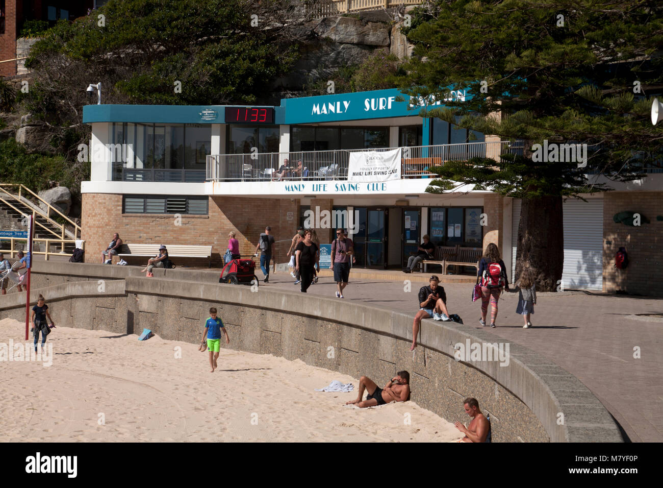 manly surf pavilion manly beach manly sydney new south wales australia Stock Photo