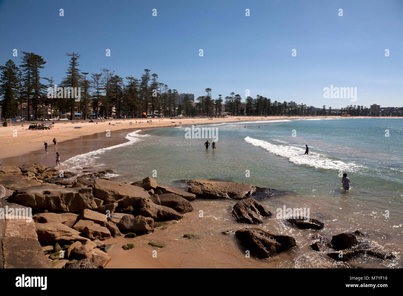 manly beach manly sydney new south wales australia Stock Photo