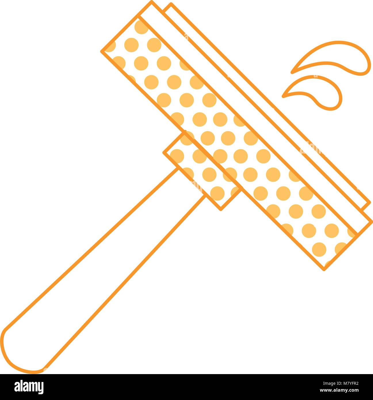 window cleaner isolated icon vector illustration design Stock Vector ...