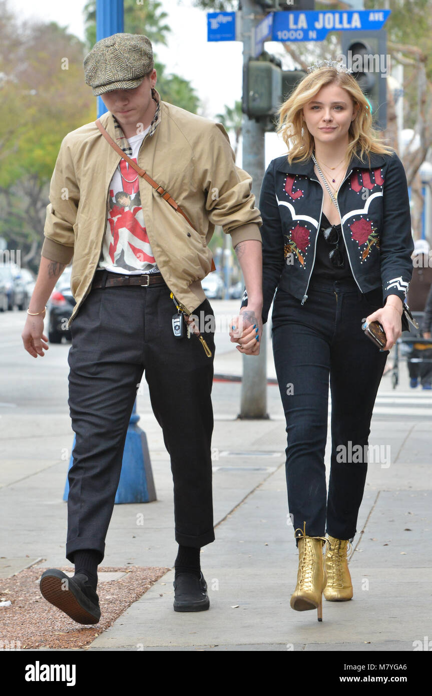 Chloë Grace Moretz enjoys her birthday while holding hands with Brooklyn  Beckham Featuring: Chloë Grace Moretz