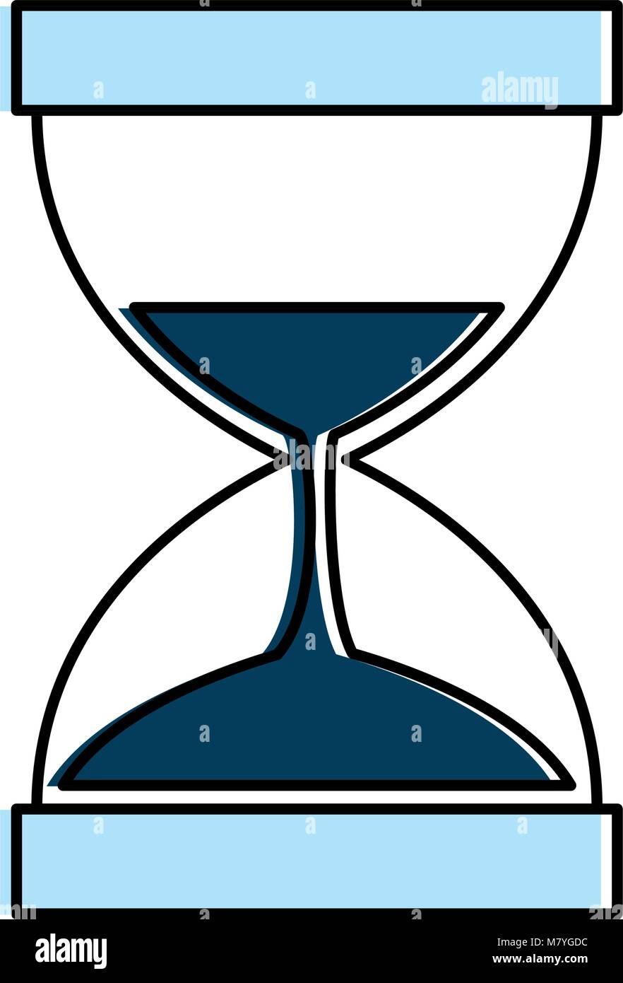 hourglass time isolated icon vector illustration design Stock Vector ...