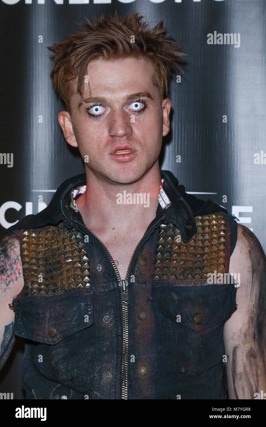 'Bomb City' - Premiere at the Cinelounge Rooftop in the Montalban Theatre - Arrivals  Featuring: Eddie Hassel Where: Los Angeles, California, United States When: 10 Feb 2018 Credit: Sheri Determan/WENN.com Stock Photo