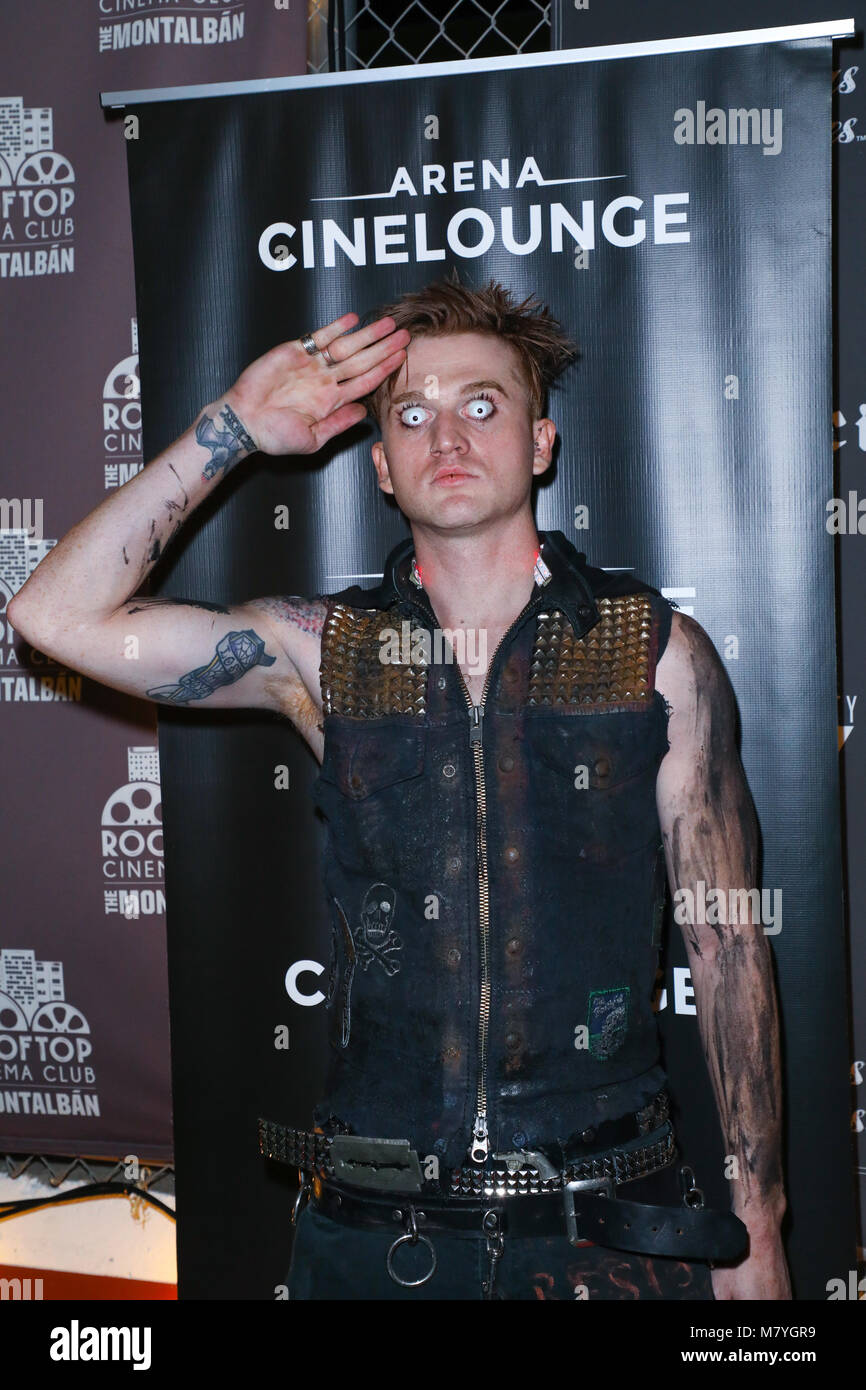 'Bomb City' - Premiere at the Cinelounge Rooftop in the Montalban Theatre - Arrivals  Featuring: Eddie Hassel Where: Los Angeles, California, United States When: 10 Feb 2018 Credit: Sheri Determan/WENN.com Stock Photo