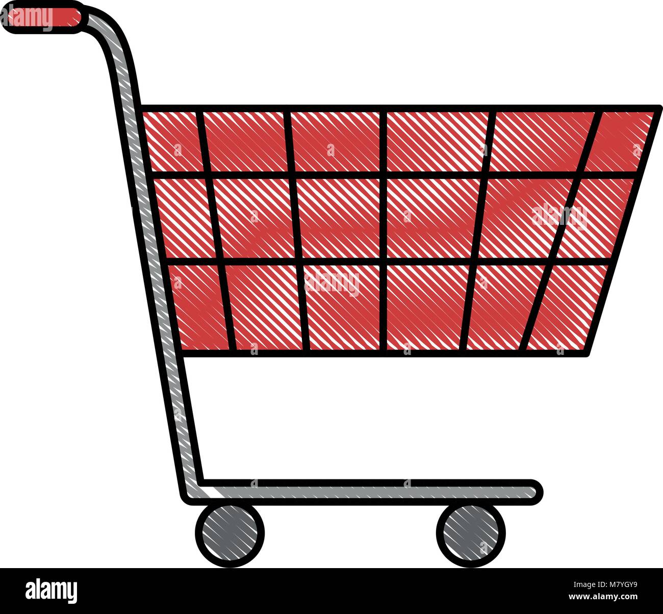 shopping cart isolated icon vector illustration design Stock Vector ...