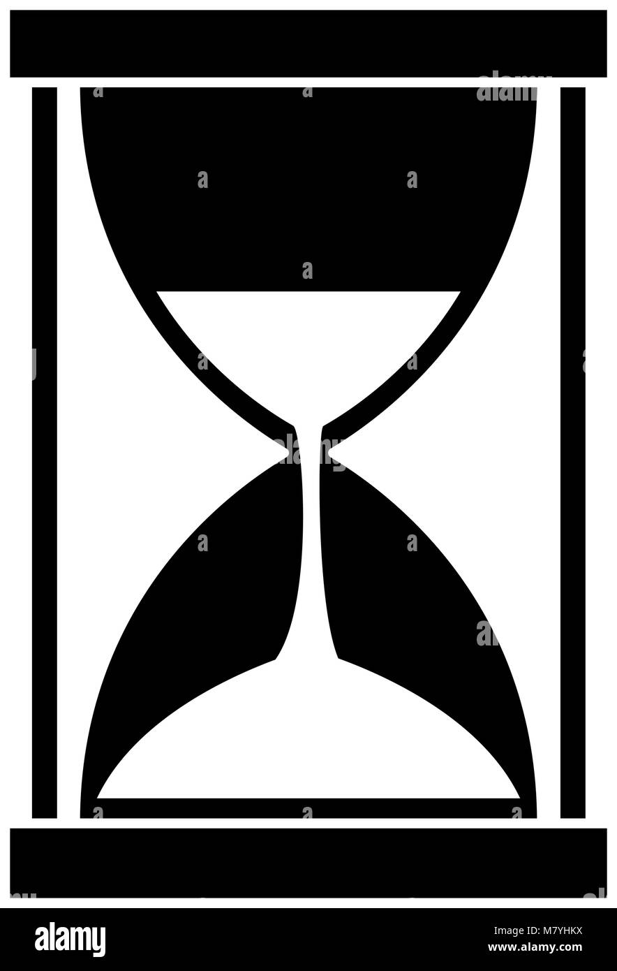 hourglass time isolated icon Stock Vector Image & Art - Alamy