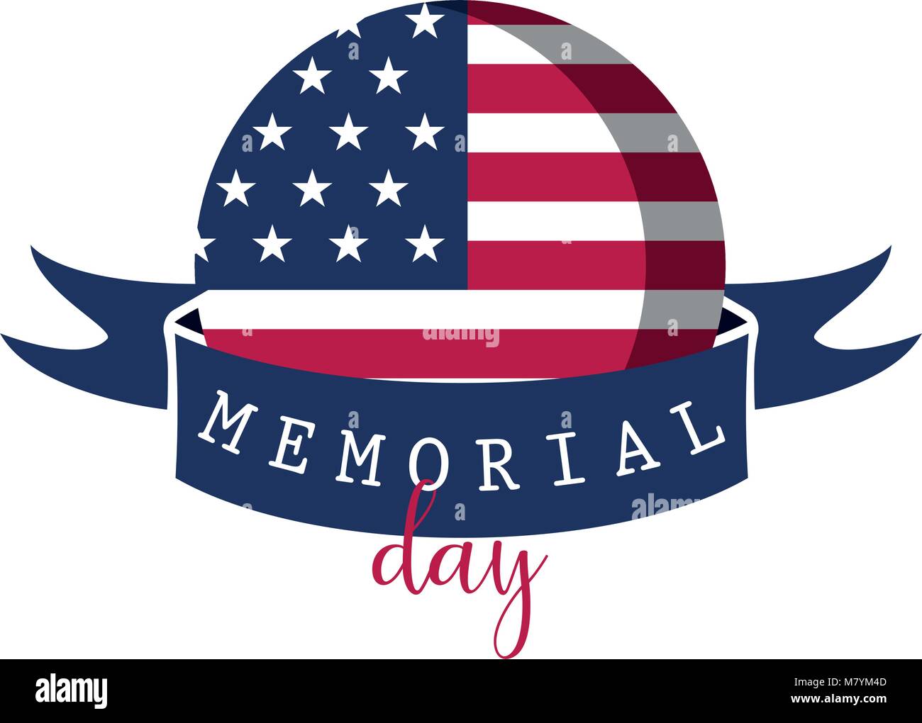 Memorial Day Banner Stock Vector Art Illustration Vector Image