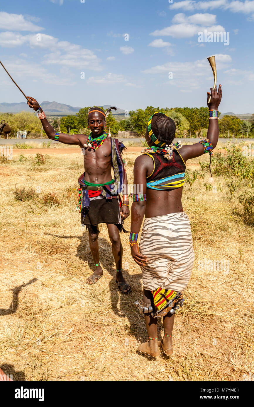 Hamer woman's back after being whipped at a bull jumping ceremony near  Turmi in the Omo Valley, Stock Photo, Picture And Rights Managed Image.  Pic. T76-2167928
