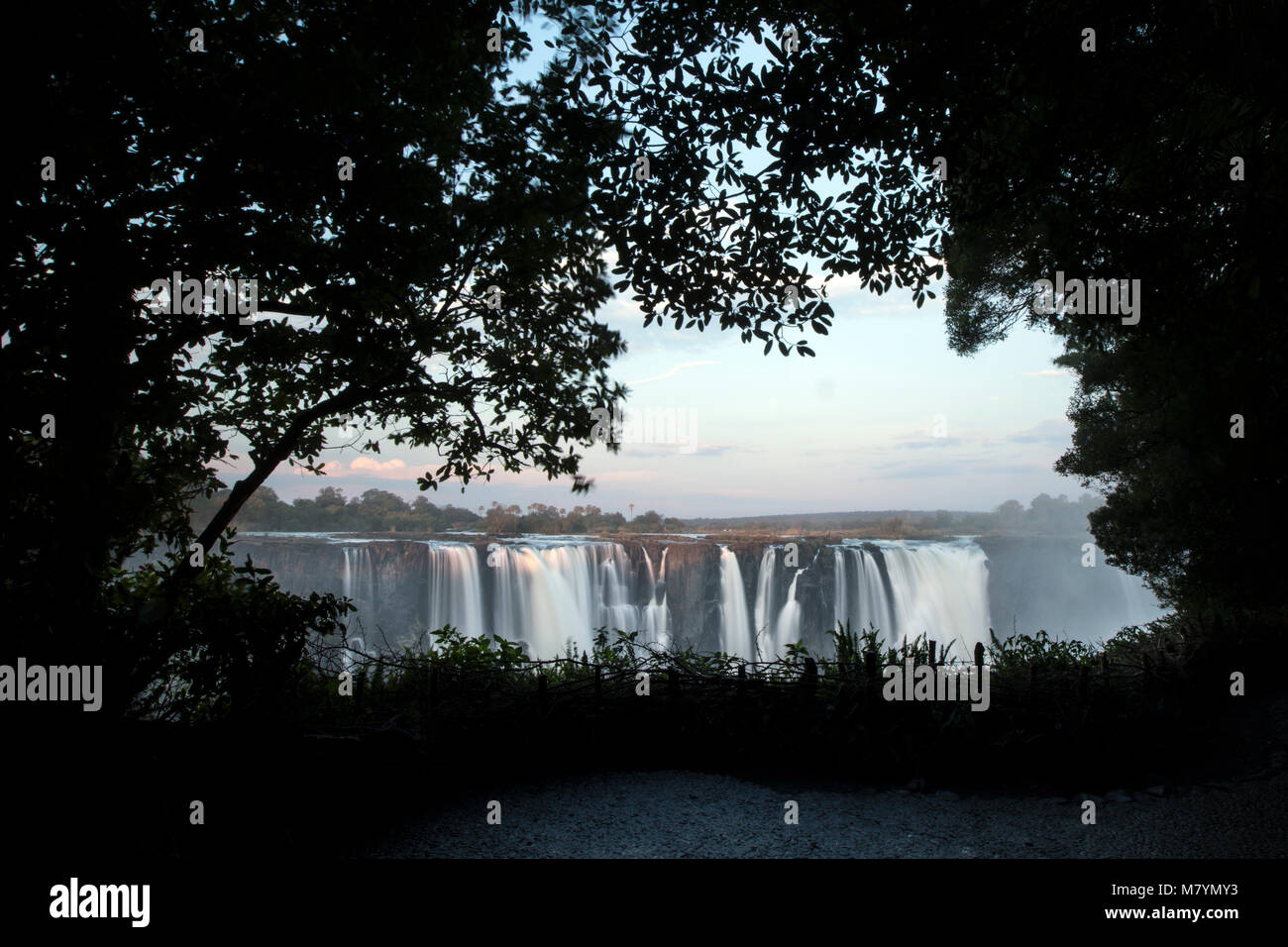 Victoria Falls in Zimbabwe Stock Photo Alamy